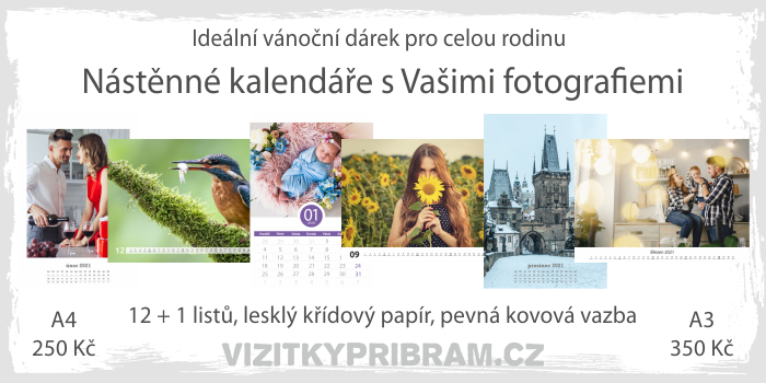 Nástěnné kalendáře s vašimi fotografiemi na rok 2021