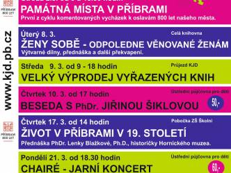 Březen měsíc čtenářů – kulturní akce v Knihovně Jana Drdy