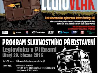 Legiovlak přijede do Příbrami