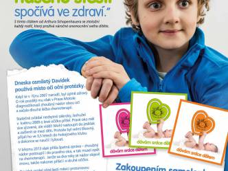 Společný charitativní projekt Života dětem a České pošty
