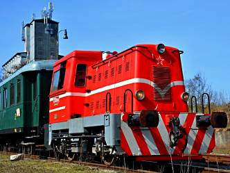 HEROLD EXPRES na nádraží v Rožmitále pod Třemšínem - obrazem