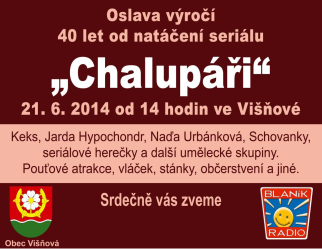 Oslava výročí 40 let od natáčení seriálu CHALUPÁŘI